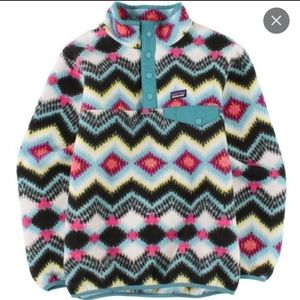Patagonia kids light weight synchilla snap-T fleece pullover